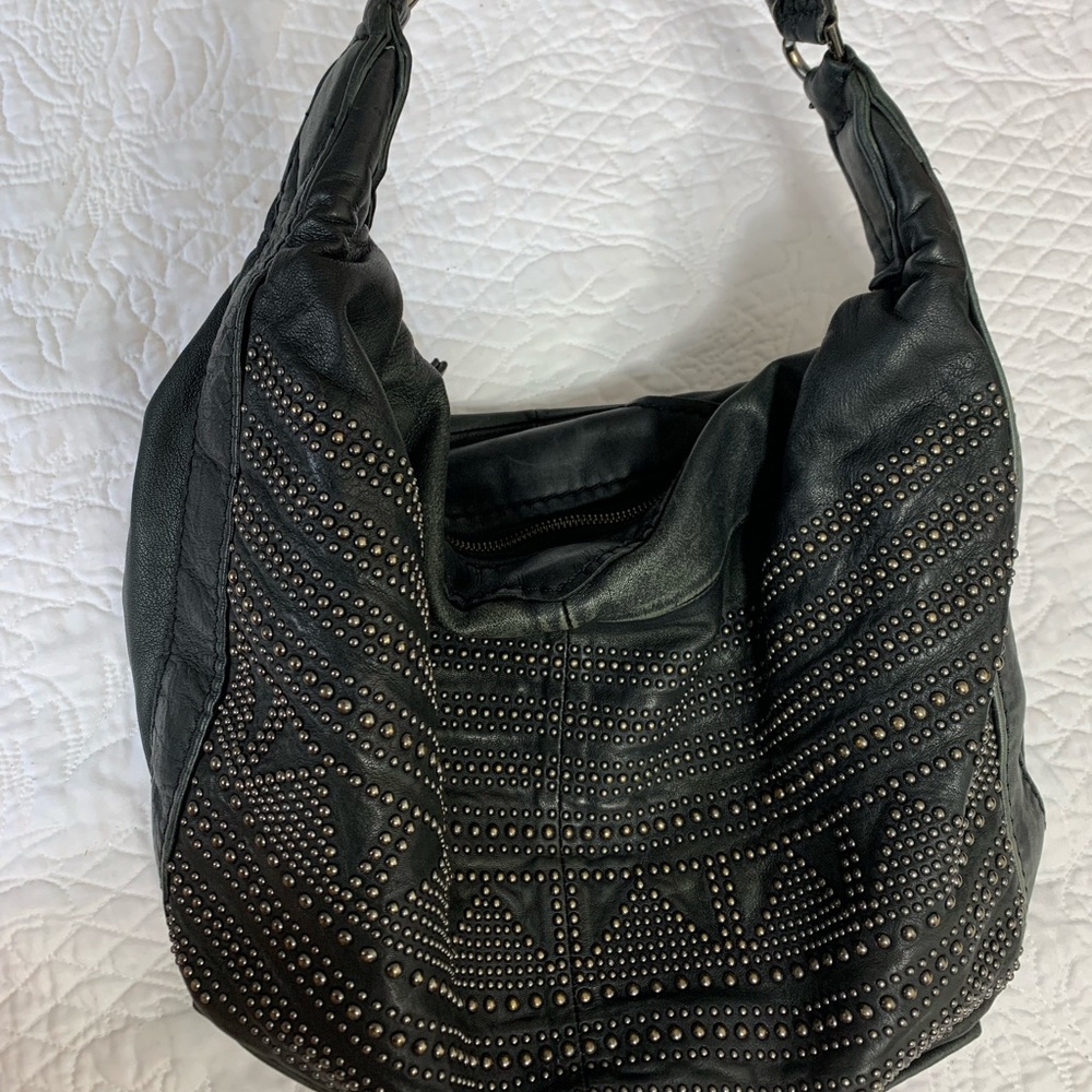 Black Leather Liebeskind Shoulder Bag